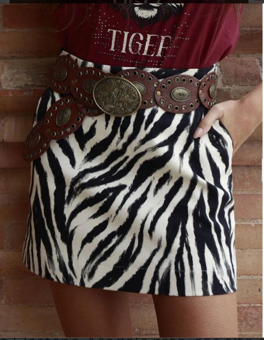 Short Saia Zebra