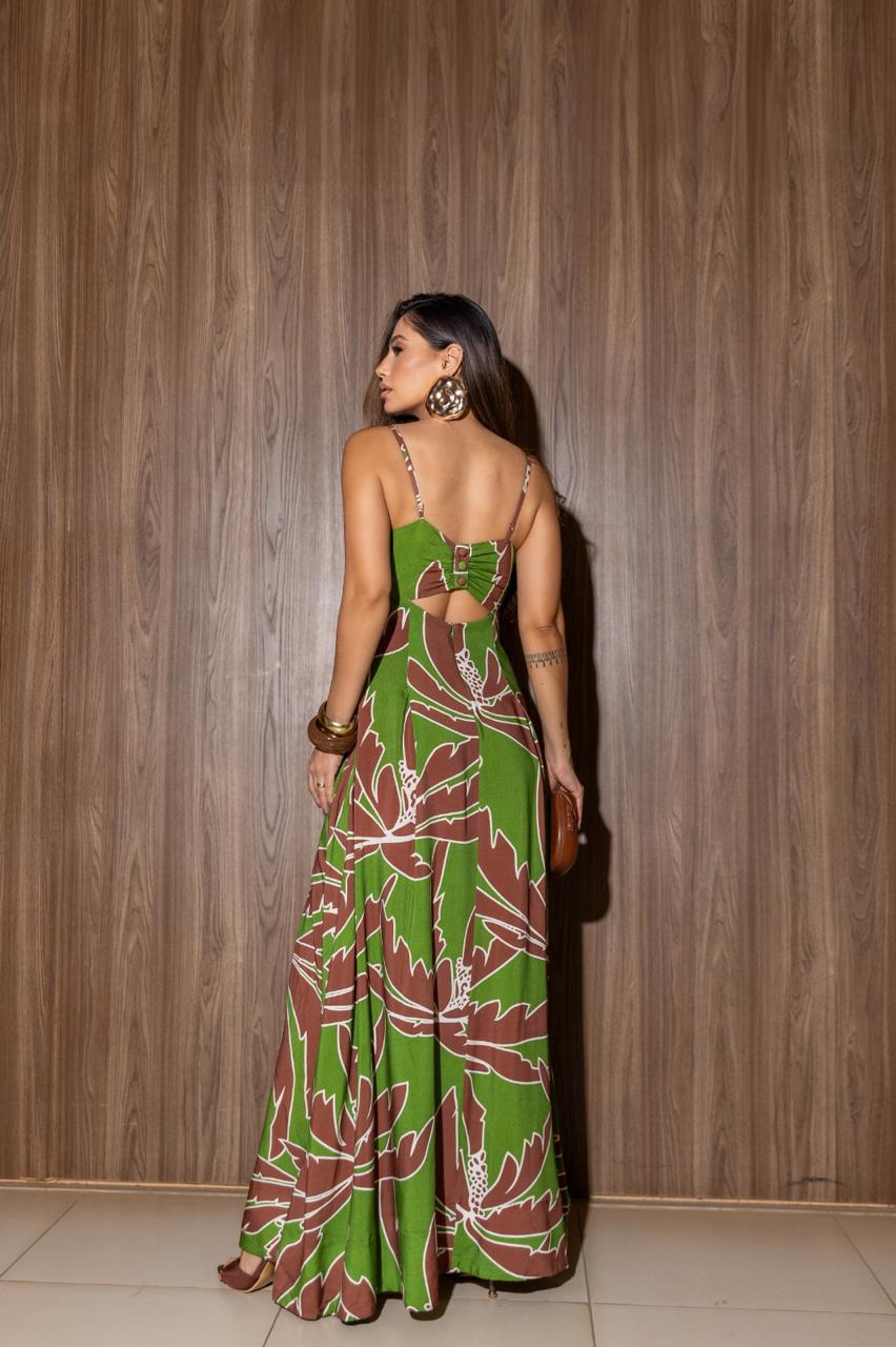 Vestido Estampa Coqueiro - Imagem 2